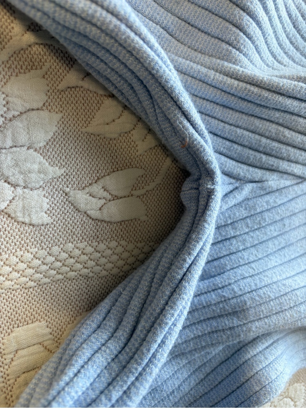 Aerie women's Light Blue Knit Sweater pants leggings - XS  GUC - Picture 5 of 6